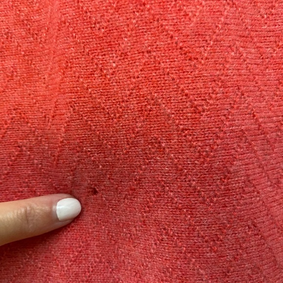 Nordstrom Signature Womens S Pink 100% Cashmere Open Front Cardigan Sweater - Picture 15 of 16